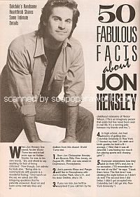 50 Fabulous Facts About Jon Hensley (Holden on As The World Turns)