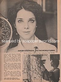 Interview with Judith Chapman of As The World Turns