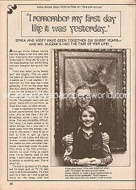 Interview with Erika Slezak (Victoria Riley on One Life To Live)