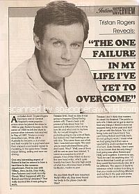 Interview with Tristan Rogers (Robert Scorpio on soap opera, General Hospital)