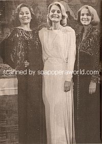 Marj Dusay, Constance Towers & Julie Adams (Myrna, Clarissa & Paula on the soap opera, Capitol)