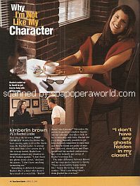 Why I'm Not Like My Character with Kimberlin Brown (Rachel on Port Charles)