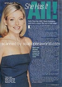 Interview with Kelly Ripa of All My Children