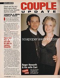 Couple Update with Roger Howarth and wife, Cari