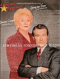 Applause, Applause for Jerry ver Dorn and Jeanne Cooper