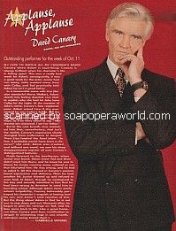 Applause for David Canary of All My Children