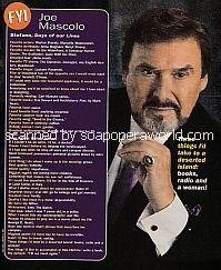 FYI with Joseph Mascolo (Stefano DiMera on Days Of Our Lives)