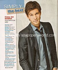 Simply The Best with Casey Jon Deidrick (Chad on Days Of Our Lives)