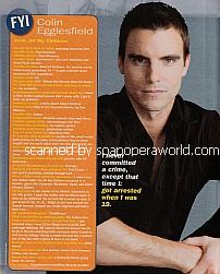 FYI with Colin Egglesfield (Josh on All My Children)