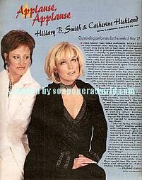 Hillary B. Smith & Catherine Hickland (Nora & Lindsay, OLTL)