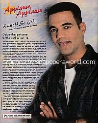 Applause, Applause for Kristoff St. John (Neil on The Young and The Restless)