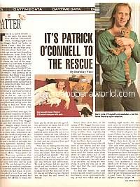 Pet Patter Interview with Patrick O'Connell (Neil on Guiding Light)