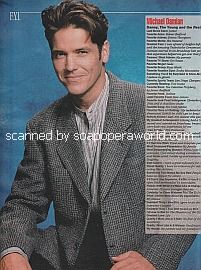 FYI with Michael Damian of Y&R - Soap Opera Weekly 1995
