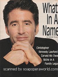 Interview with Christopher Lawford (Charlie Brent on All My Children)