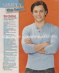 Simply The Best with Blair Redford (Ethan on The Lying Game and formerly in the role of Scott on The Young and The Restless)