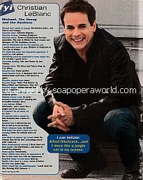 FYI with Christian LeBlanc (Michael Baldwin on The Young and The Restless)