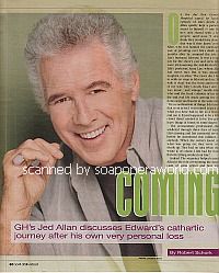 Interview with Jed Allan (Edward on General Hospital)